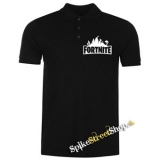 FORTNITE - Logo - čierna pánska polokošeľa