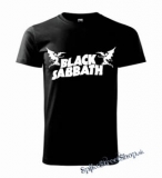 BLACK SABBATH - White Logo - čierne detské tričko