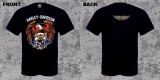 HARLEY DAVIDSON - Skull & Eagle - čierne pánske tričko