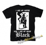 I LIKE MY COFFEE - čierne detské tričko