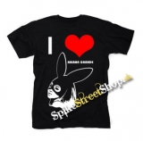 I LOVE ARIANA GRANDE - čierne detské tričko