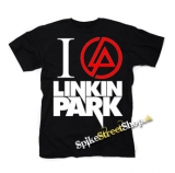 I LOVE LINKIN PARK - Crest Motive - čierne detské tričko