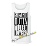 FORTNITE - Straight Outta Tilted Towers - Mens Vest Tank Top - biele