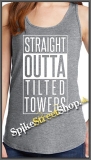 FORTNITE - Straight Outta Tilted Towers - Ladies Vest Top - šedé