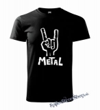 METAL - čierne detské tričko