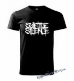 SUICIDE SILENCE - Biele Logo - čierne detské tričko
