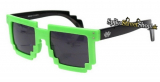 Slnečné okuliare MINECRAFT - Zeleno-čierne
