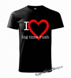 I LOVE BIG TIME RUSH - čierne detské tričko