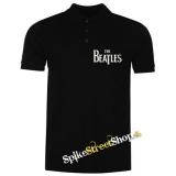 BEATLES - Logo Vintage - čierna pánska polokošeľa