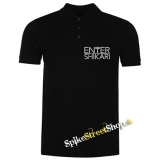 ENTER SHIKARI - Logo - čierna pánska polokošeľa