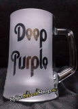 Sklenený krígel DEEP PURPLE - Logo