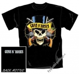 GUNS N ROSES - Skull - čierne pánske tričko