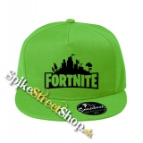 FORTNITE - Logo - jabĺčkovo-zelená šiltovka model "Snapback"