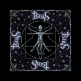 GHOST - Vitruvian Ghost - čierna bandana šatka