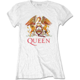 QUEEN - Classic Crest - biele dámske tričko