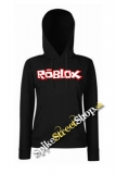 ROBLOX - Logo Red White - čierna dámska mikina