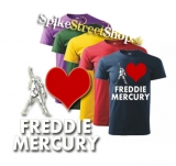 I LOVE FREDDIE MERCURY - farebné pánske tričko
