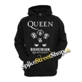 QUEEN - Bohemian Rhapsody - čierna pánska mikina
