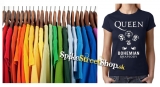 QUEEN - Bohemian Rhapsody - farebné dámske tričko