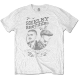 PEAKY BLINDERS - Shelby Brothers Circle Faces - biele pánske tričko