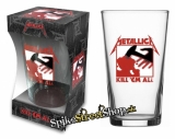 METALLICA - Kill Em All- sklenený pohár na pivo
