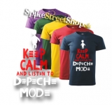 DEPECHE MODE - Keep Calm And Listen To Depeche Mode - farebné detské tričko