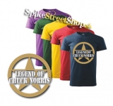 CHUCK NORRIS - Legend - farebné detské tričko