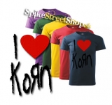 I LOVE KORN - farebné detské tričko