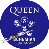 QUEEN - Bohemian Rhapsody - modrý odznak