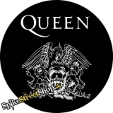 QUEEN - Logo - čierny odznak