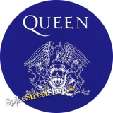 QUEEN - Logo Blue - okrúhla podložka pod pohár