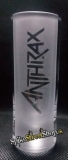 Sklenený poldecák ANTHRAX - Logo