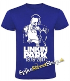 LINKIN PARK - Chester 1976-2017 - detské tričko vo farbe kráľovská modrá