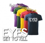 EYES SET TO KILL - Logo - farebné detské tričko