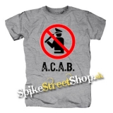 A.C.A.B. - Pictogram - sivé pánske tričko