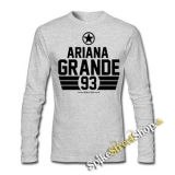 ARIANA GRANDE - Since 1993 - šedé pánske tričko s dlhými rukávmi