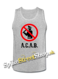 A.C.A.B. - Pictogram - Mens Vest Tank Top - šedé
