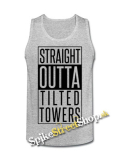 FORTNITE - Straight Outta Tilted Towers - Mens Vest Tank Top - šedé