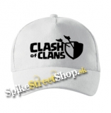CLASH OF CLANS - Logo - biela šiltovka (-30%=AKCIA)