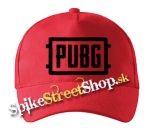 PUBG - Čierne logo - červená šiltovka (-30%=AKCIA)