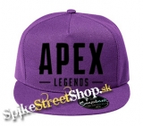 APEX LEGENDS - Black Logo - fialová šiltovka model "Snapback"