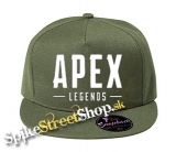 APEX LEGENDS - White Logo - khaki šiltovka model "Snapback"
