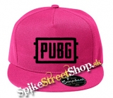 PUBG - Black Logo - ružová šiltovka model "Snapback"