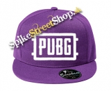 PUBG - White Logo - fialová šiltovka model "Snapback"