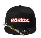 ROBLOX - Logo Red White - čierna šiltovka model "Snapback"