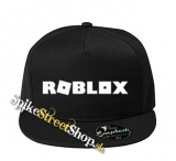 ROBLOX - Logo Symbol White - čierna šiltovka model "Snapback"