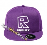 ROBLOX - Symbol & Znak - fialová šiltovka model "Snapback"