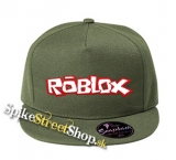 ROBLOX - Logo Red White - khaki šiltovka model "Snapback"