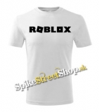 ROBLOX - Logo Symbol Black - biele detské tričko