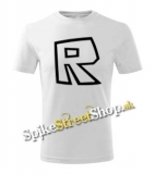 ROBLOX - Čierny Znak - biele detské tričko